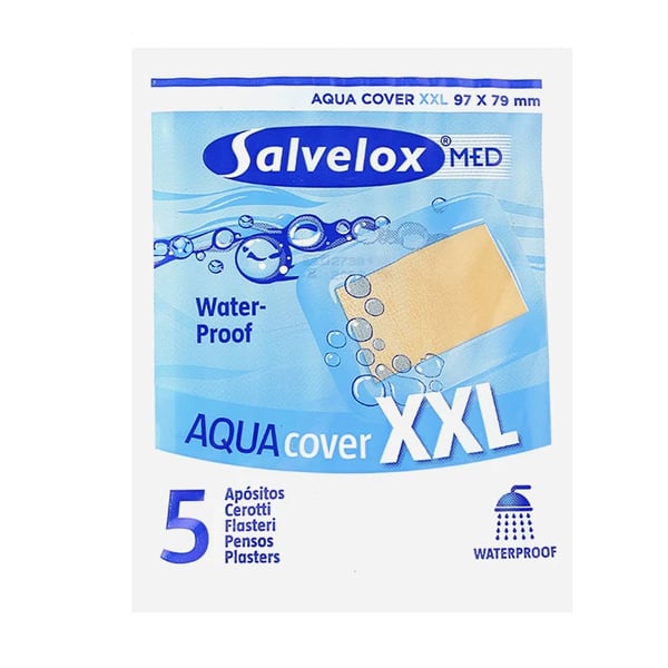 Salvelox Med Aqua Cover XXL 97x79mm X5
