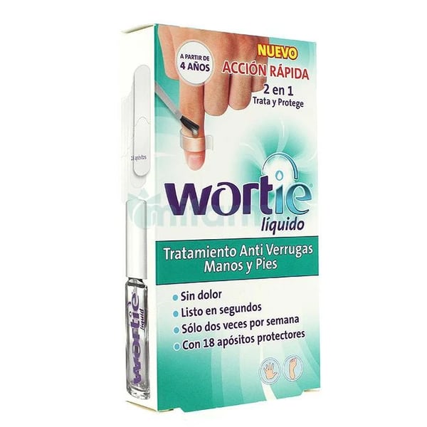 Wortie Liquid Remov Verrug 5ml+18pensos